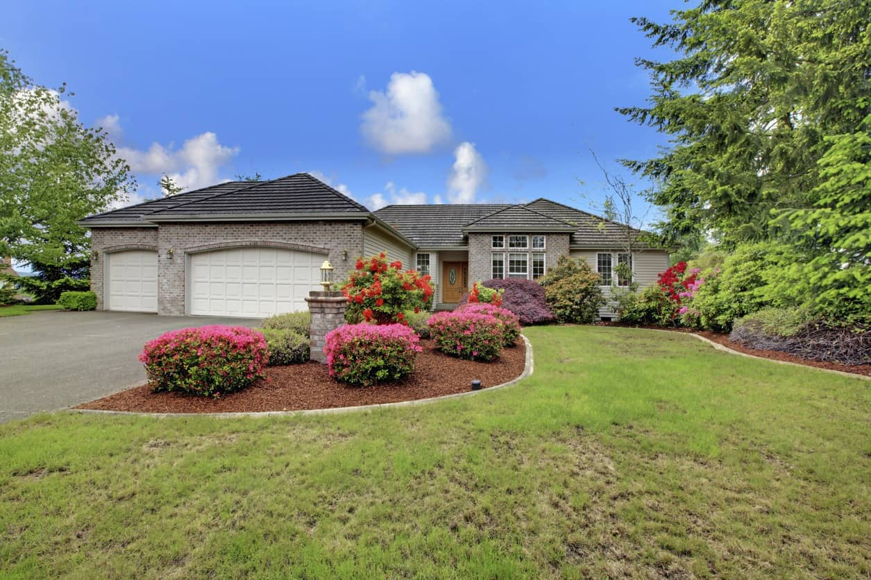 home with beautiful curb appeal